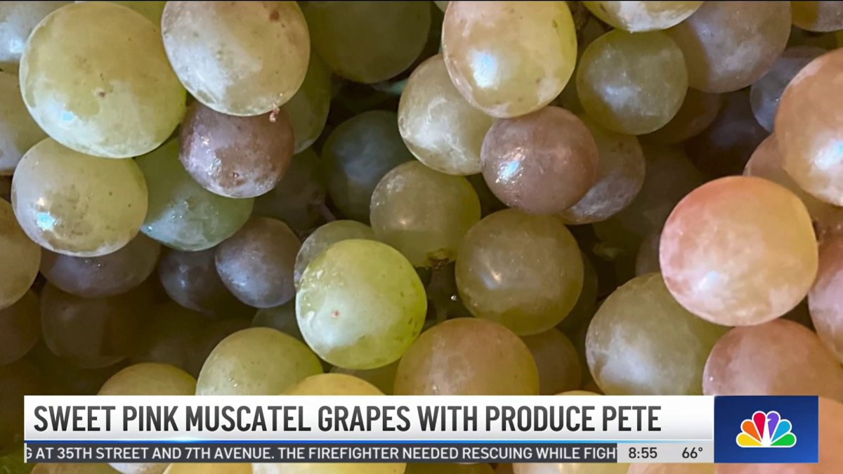 Produce Pete Sweet Muscatel Grapes NBC New York