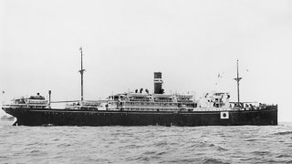 The Montevideo Maru ship.