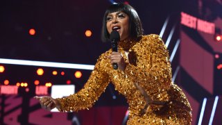 Host Taraji P. Henson speaks onstage during the 2022 BET Awards at Microsoft Theater on June 26, 2022 in Los Angeles, California.