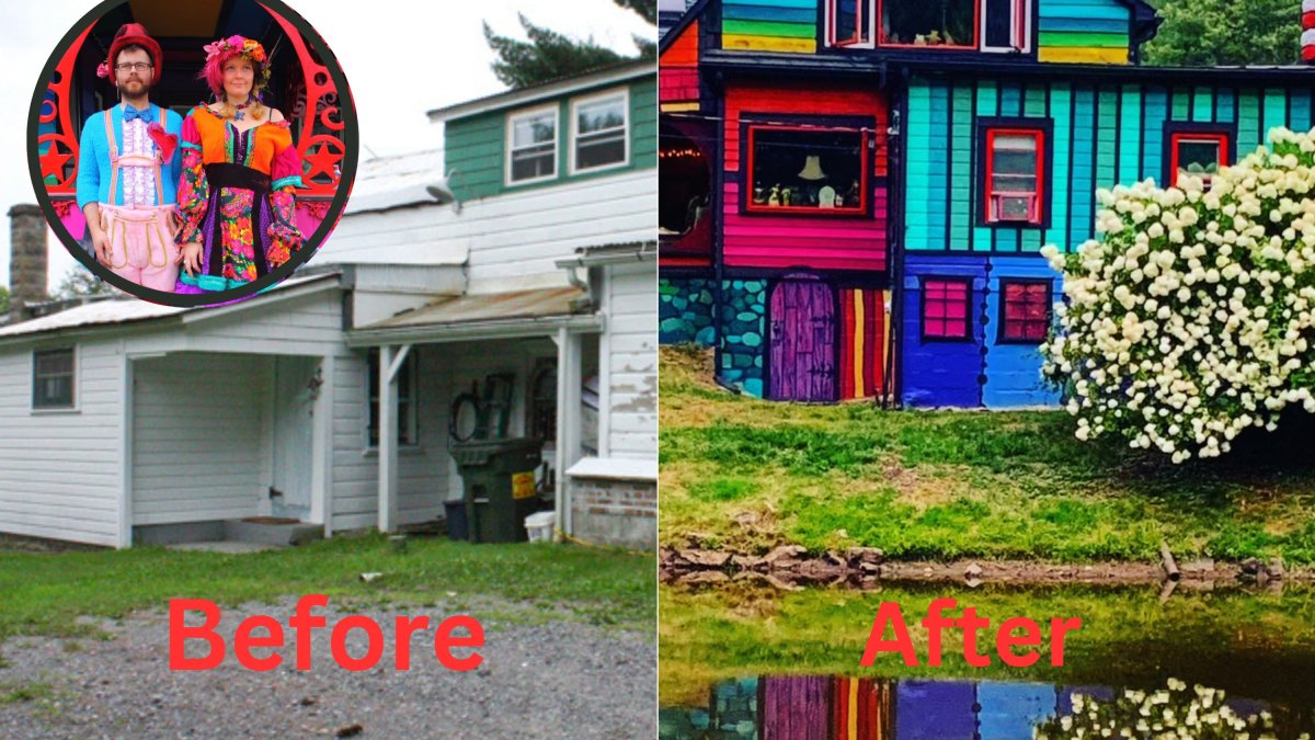 See Inside a Couple's 180-Year Old Rainbow Farmhouse – NBC New York - Vimarsana News