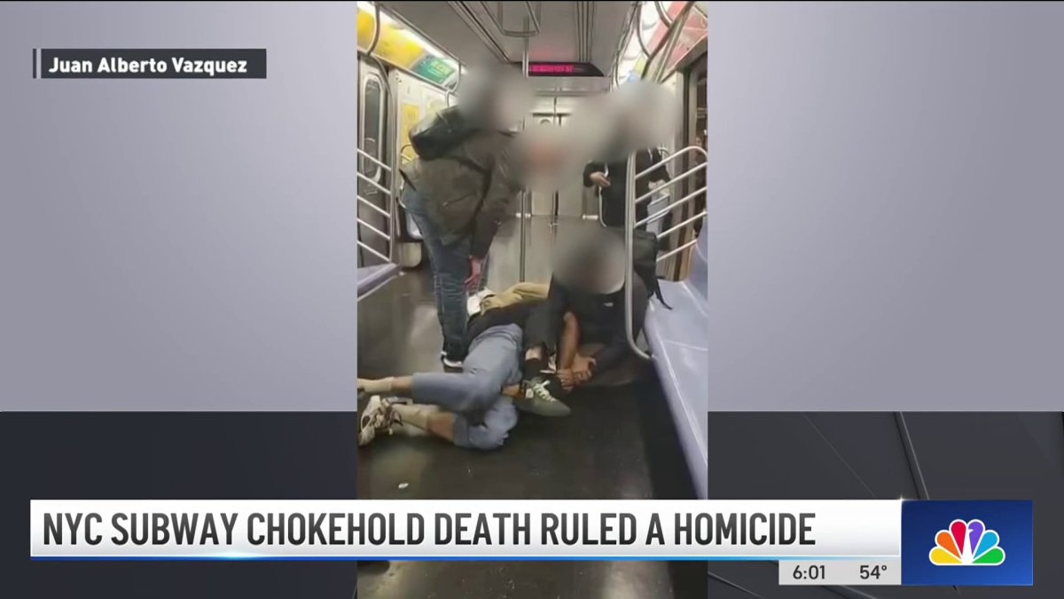 Latest On Nyc Subway Chokehold Death After Jordan Neelys Death Ruled A Homicide Nbc New York 