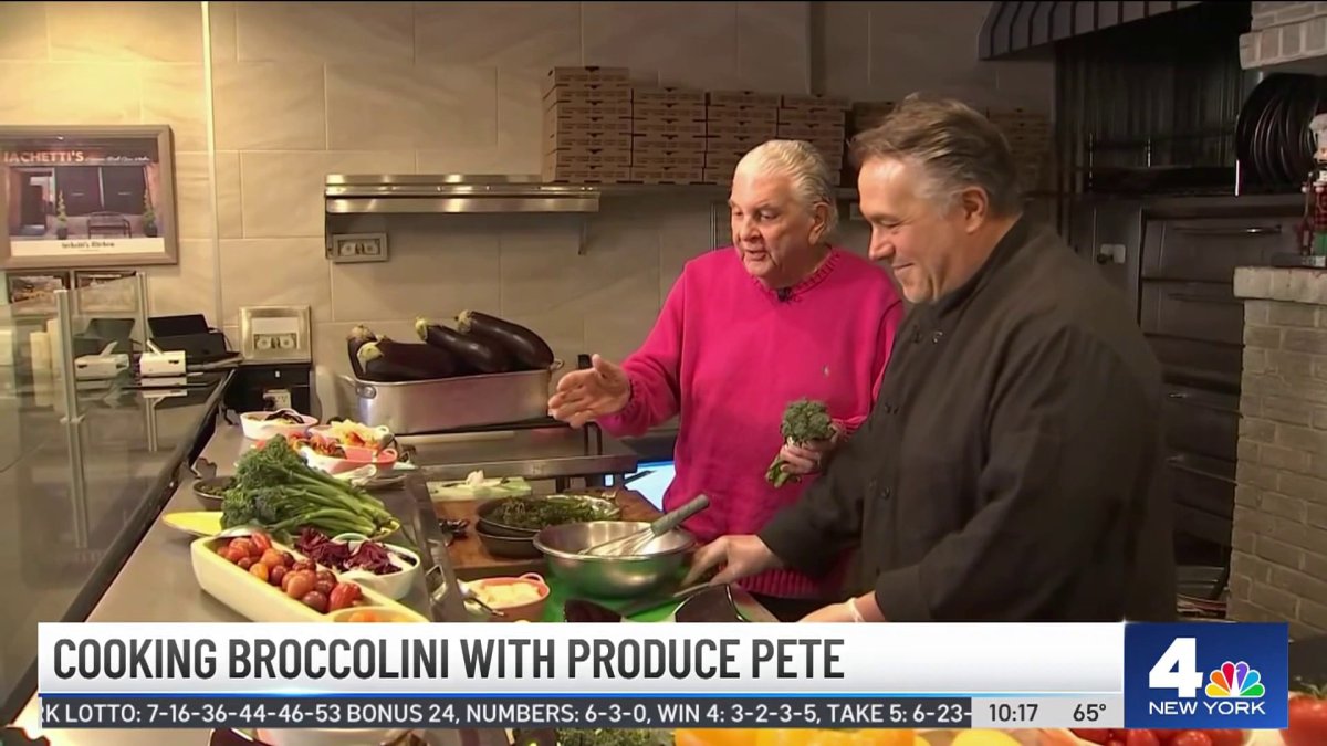 Produce Pete Cooking Broccolini NBC New York