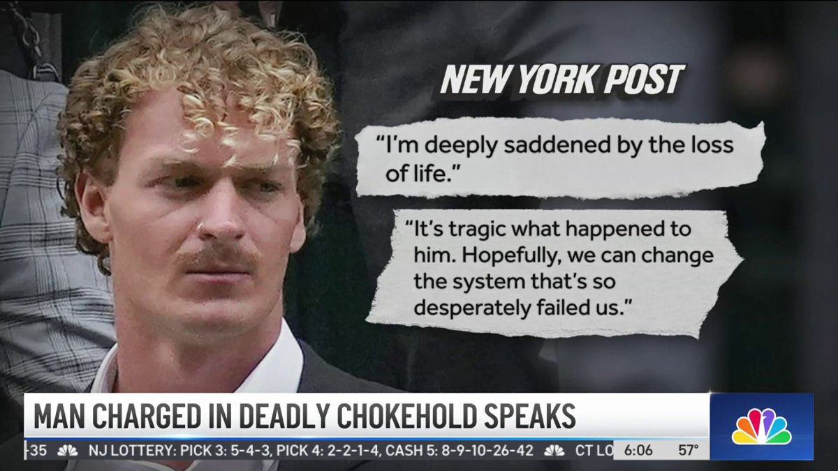 Daniel Penny, Man Charged in Deadly Subway Chokehold, Speaks NBC New York