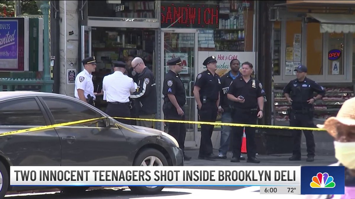 Two Teens Shot Inside Brooklyn Deli – NBC New York