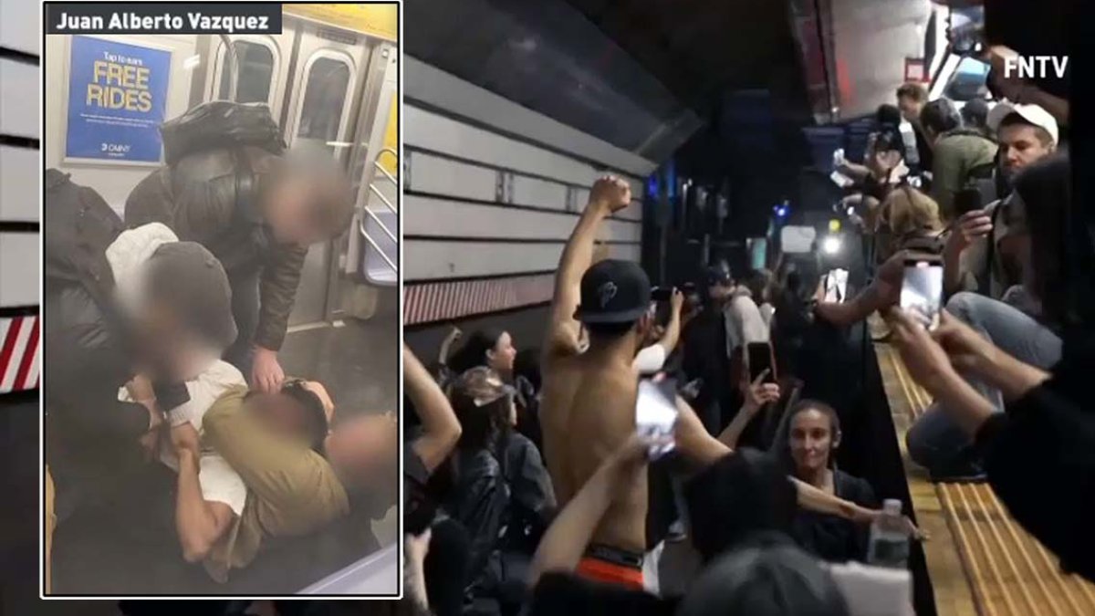 Video shows NYC subway confrontation end with fatal chokehold