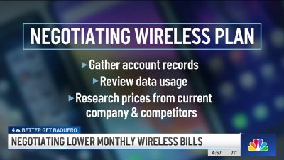 Negotiating lower monthly wireless bills