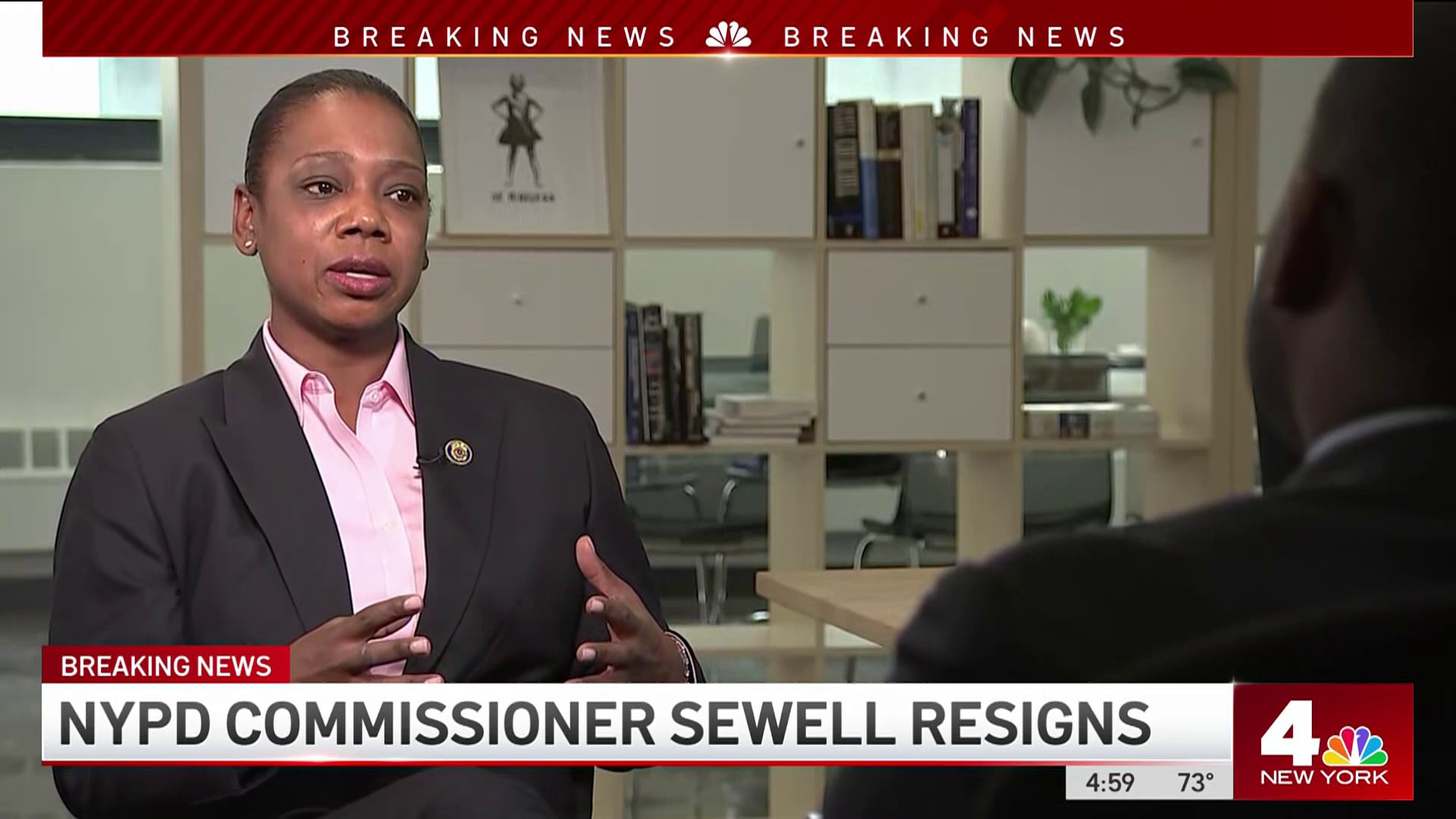 NYPD Commissioner Keechant Sewell Resigns – NBC New York