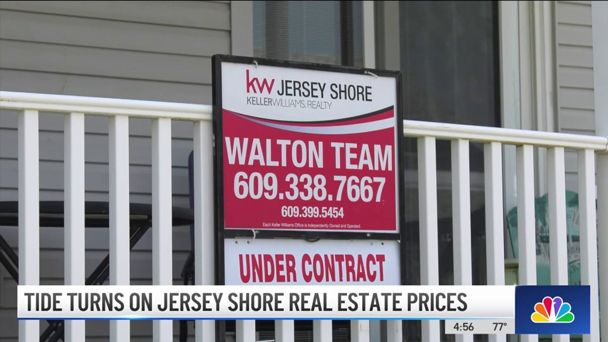 Tide turns on Jersey Shore real estate prices NBC New York