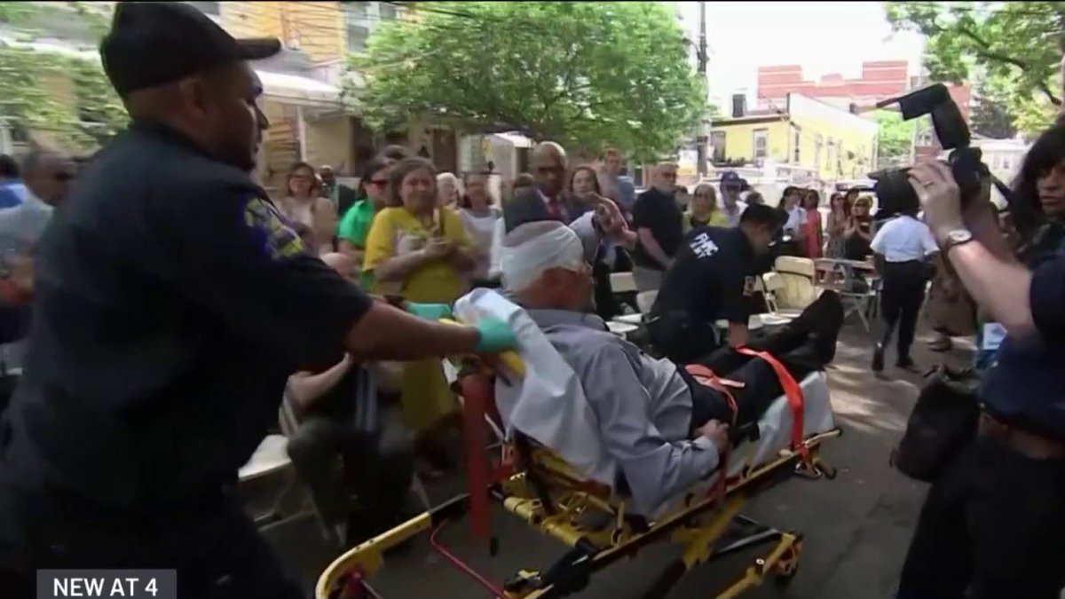 Chaos at Museum Ribbon Cutting Caught on Camera – NBC New York