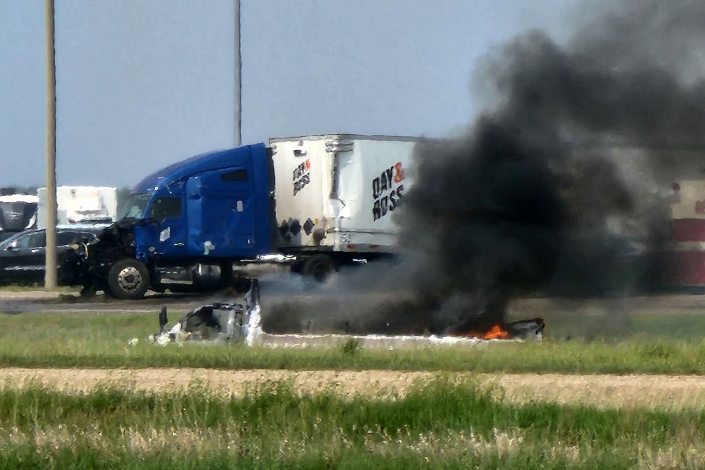 Canada highway crash: at least 15 people killed after truck collides with bus – NBC New York - Vimarsana News