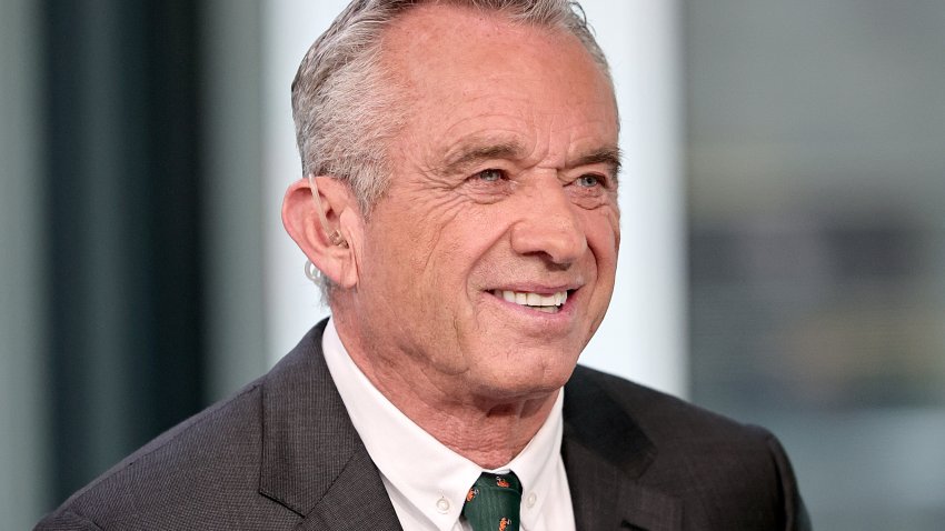 NEW YORK, NEW YORK – JUNE 02: Robert F. Kennedy Jr. visits “The Faulkner Focus”at Fox News Channel Studios on June 02, 2023 in New York City. (Photo by Jamie McCarthy/Getty Images)