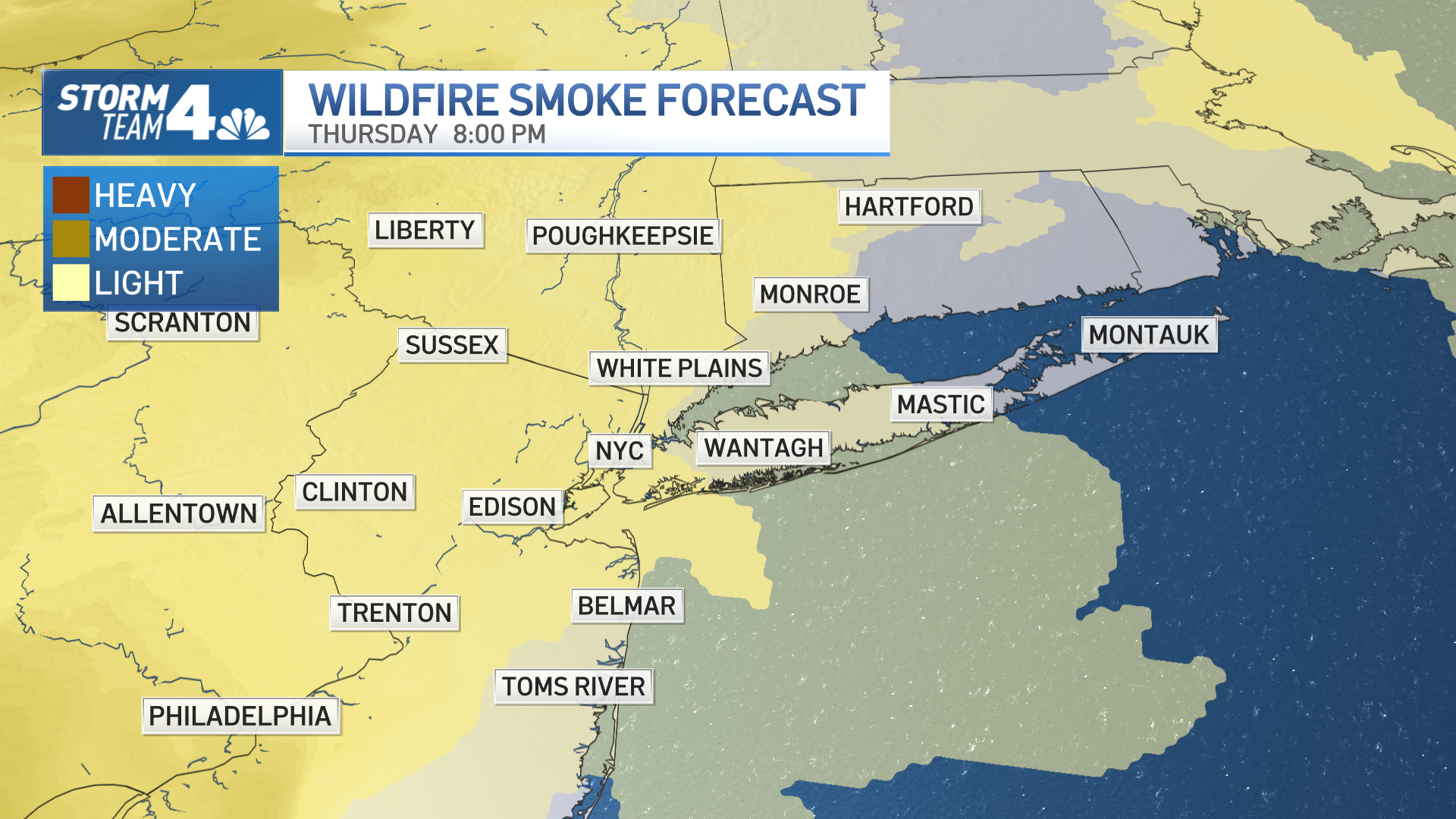 Air quality near me See how wildfire smoke impacts you NBC New York
