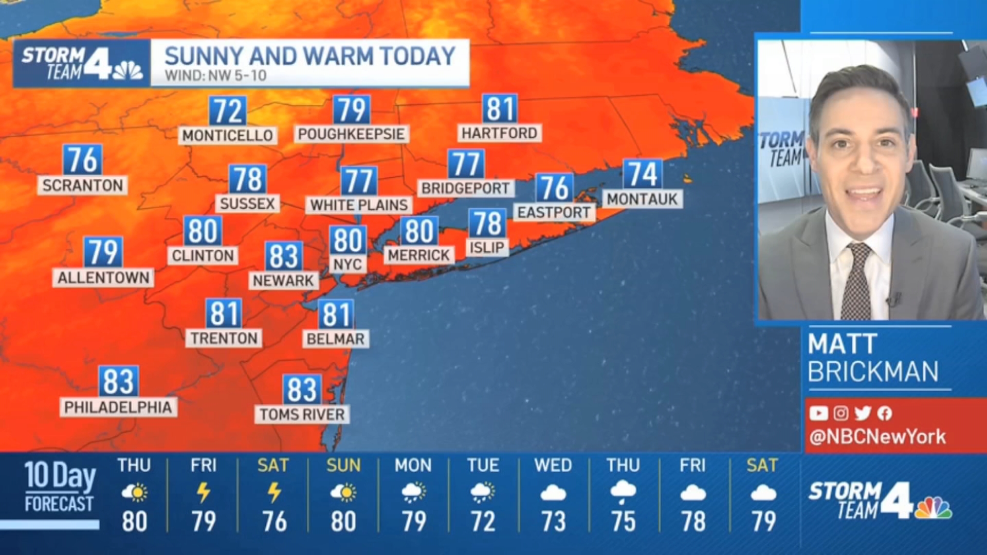 Latest Forecast From Storm Team 4 – NBC New York