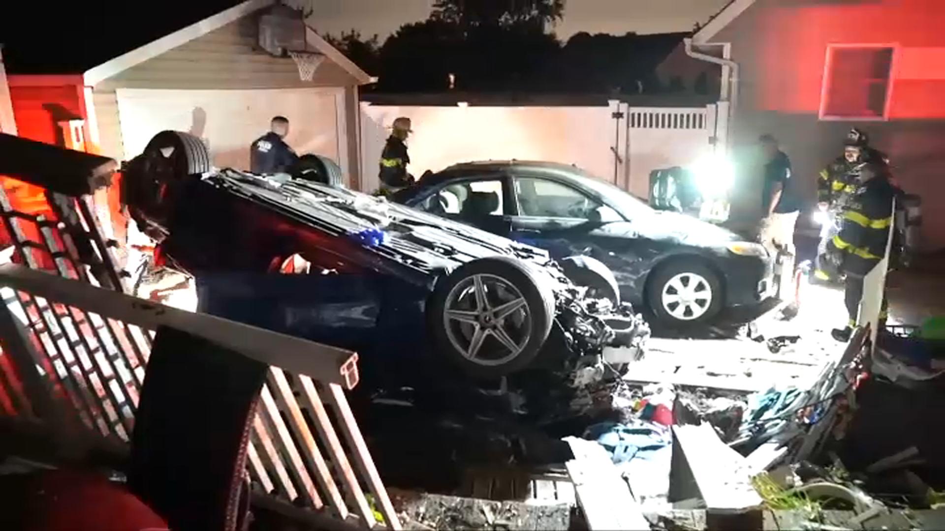 Oceanside highspeed crash caught on camera NBC New York