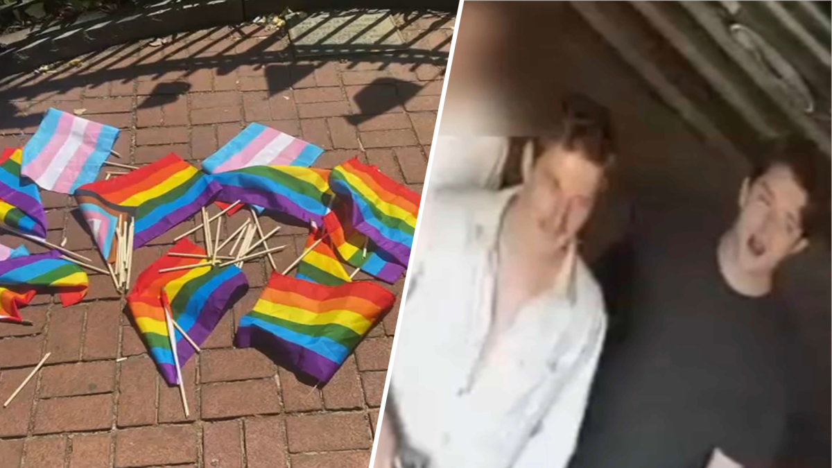 Pride Flags At Stonewall National Monument Snapped By Alleged Vandals Nbc New York