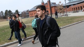 Students at Wesleyan University