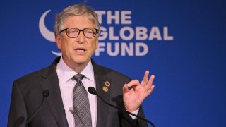 US philantropist Bill Gates speaks during the Global Fund Seventh Replenishment Conference in New York on September 21, 2022. 