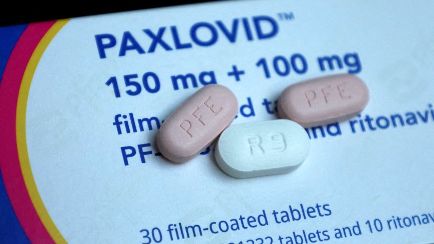 Paxlovid, Pfizer’s anti-viral medication to treat the coronavirus disease (COVID-19), is displayed in this picture illustration taken October 7, 2022.