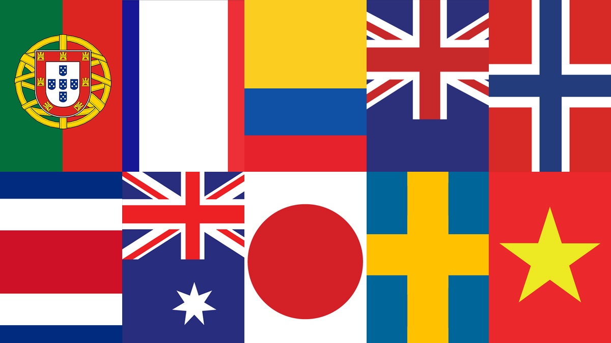 Can you match Women’s World Cup flags with the teams? Take the quiz