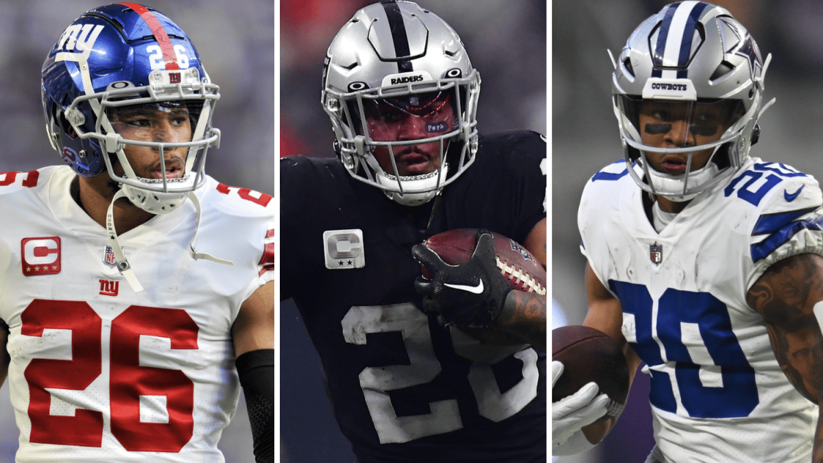 NFL RBs sound off as Saquon Barkley, Josh Jacobs, Tony Pollard aren’t ...