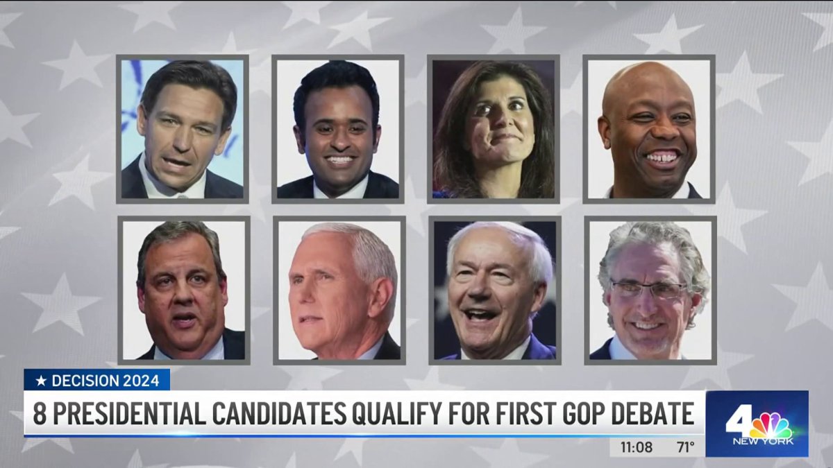 Republican presidential challengers qualify for first GOP debate – NBC ...