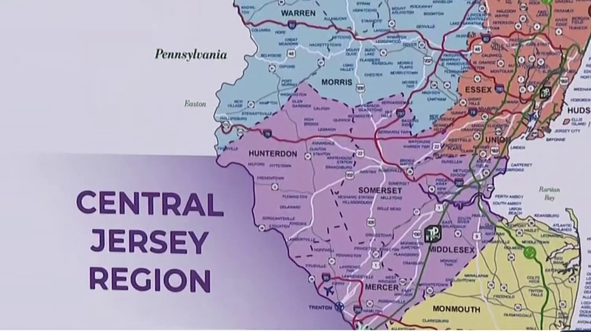 Central Jersey Is Officially On New Jersey’s Map – NBC New York