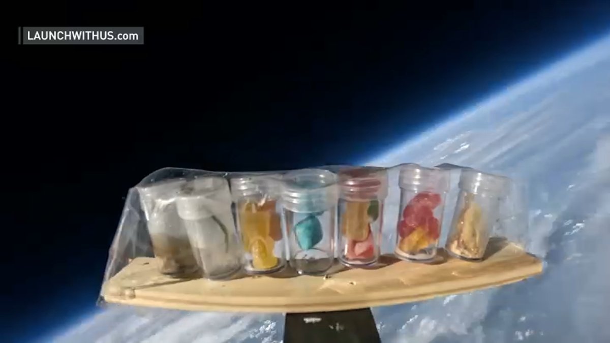 NYC kids launch balloon with gummy bears and marshmallows into space - Vimarsana News