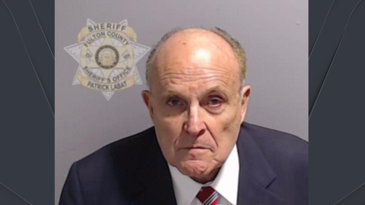 Rudy Giuliani turns himself in on 2020 election charges NBC New York