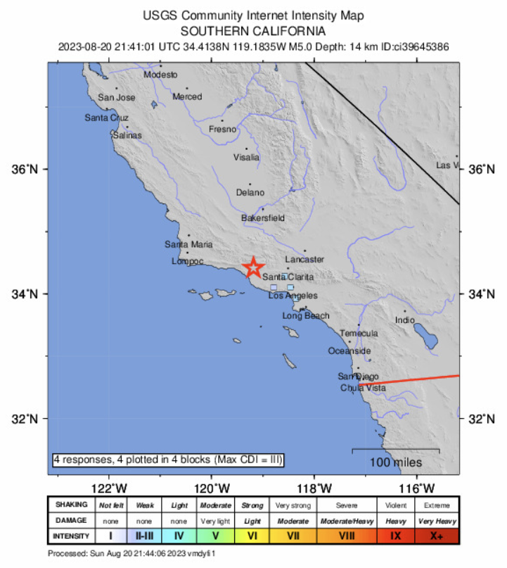‘Hurriquake’ earthquake shakes parts of Southern California NBC New York