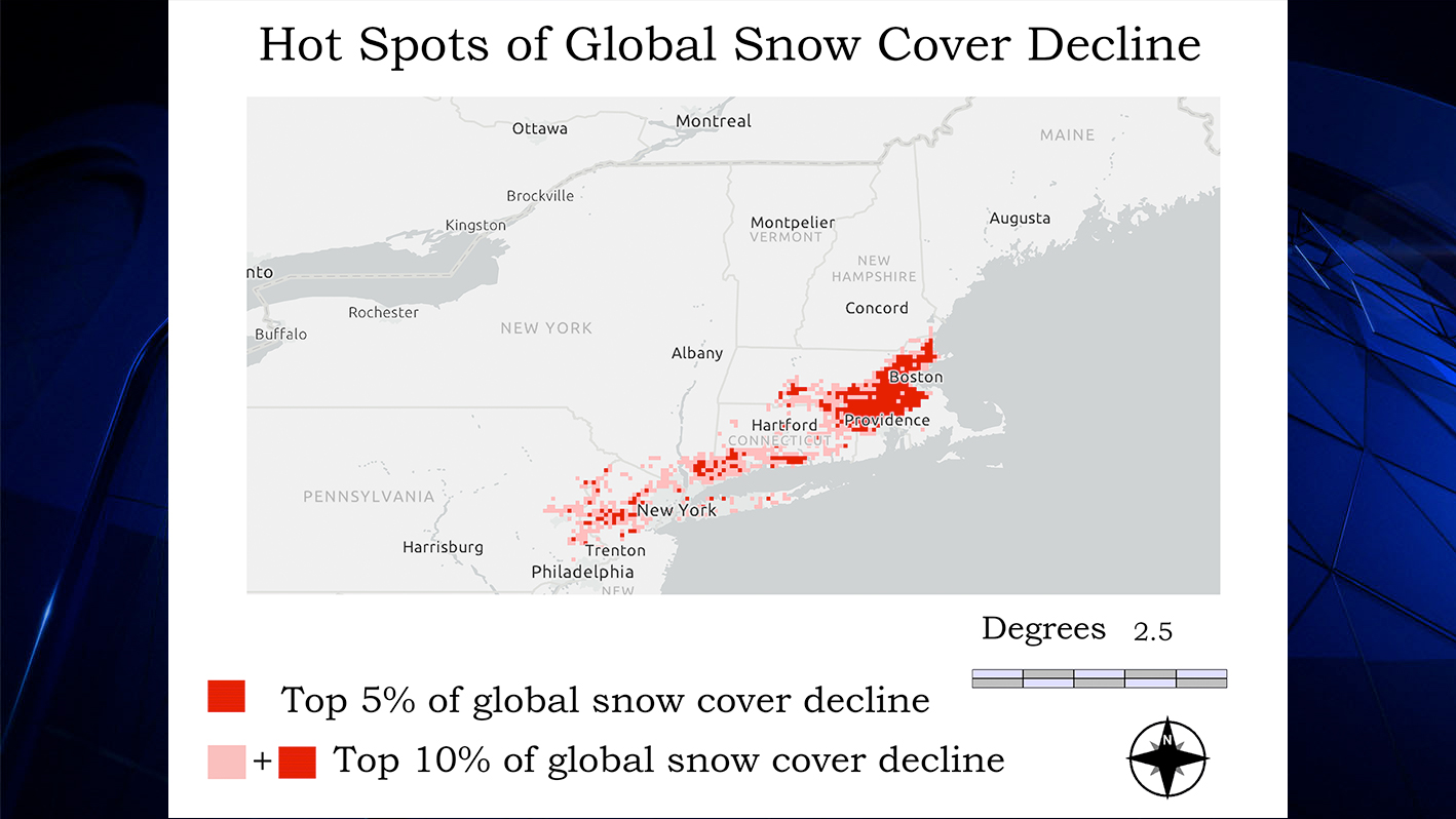 Extreme weather and climate change Boston leads N. American snow loss