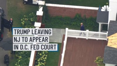 Trump Leaves NJ to Appear in D.C. Federal Court
