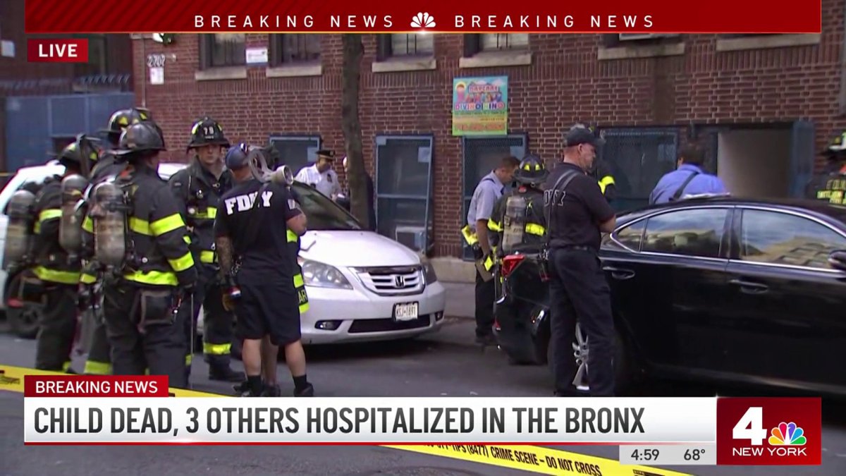 Child found dead, 3 other hospitalized in the Bronx – NBC New York