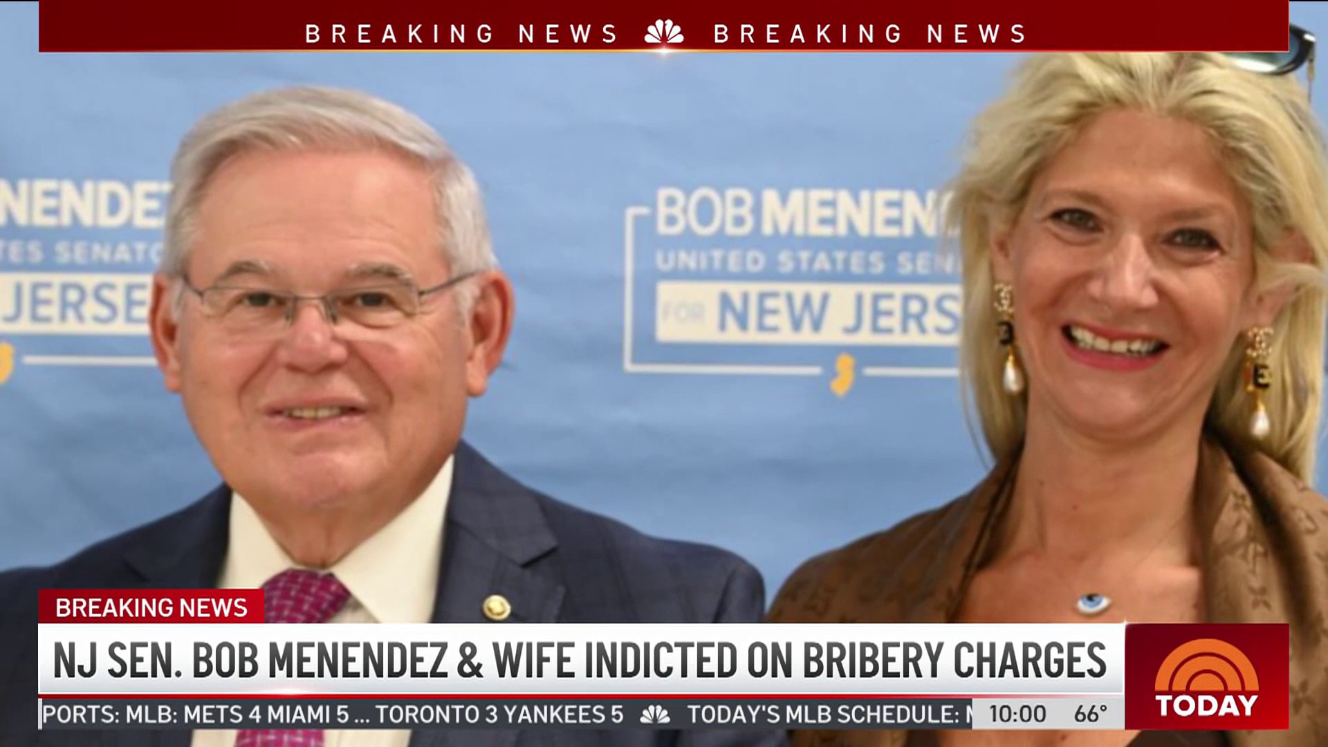 NJ Sen. Bob Menendez And Wife Indicted On Bribery Charges – NBC New York