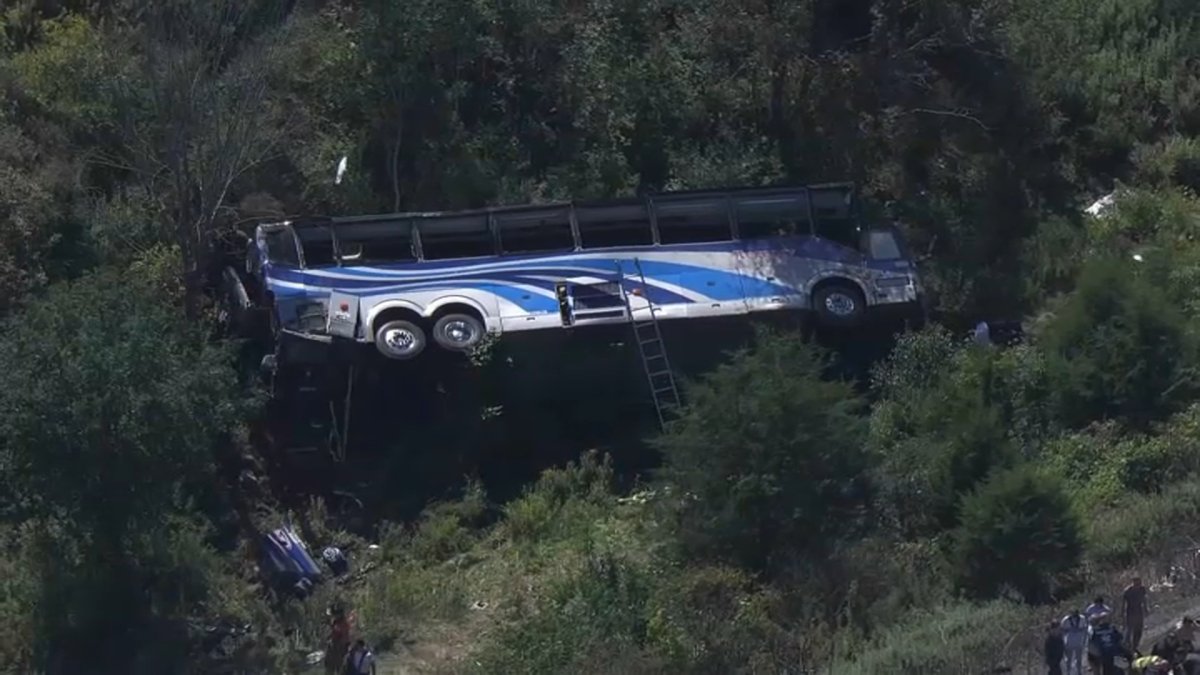 Tragedy Strikes as Charter Bus Carrying High School Band Crashes, Leaving Two Dead and Dozens Injured