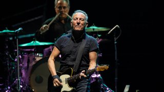 EAST RUTHERFORD, NEW JERSEY – AUGUST 30: Bruce Springsteen performs at MetLife Stadium on August 30, 2023 in East Rutherford, New Jersey.