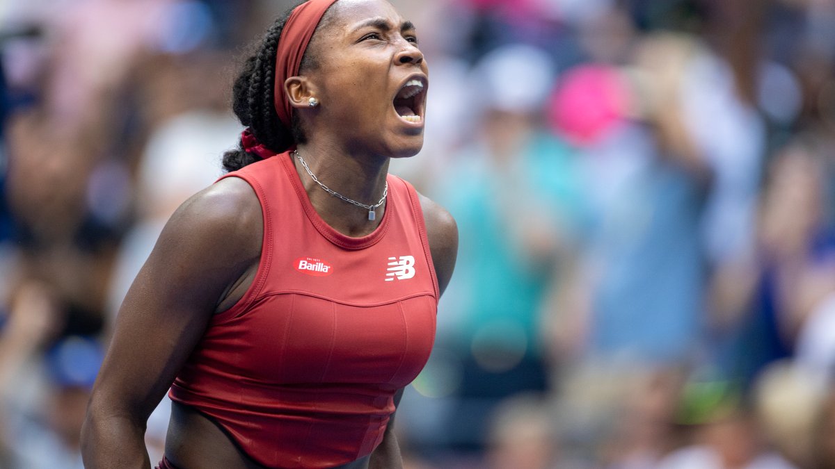 American tennis player Coco Gauff during the Italian open of tennis News  Photo - Getty Images