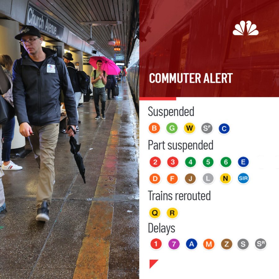 NYC subway lines impacted