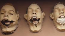 One of the skills students learn in mortuary sciences is facial reconstruction.