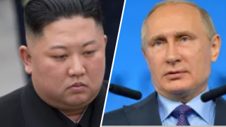 North Korean leader Kim Jong Un and Russian President Vladimir Putin