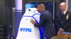 Mayor Adams debuts 420-pound NYPD robot assigned to patrol NYC subway stations