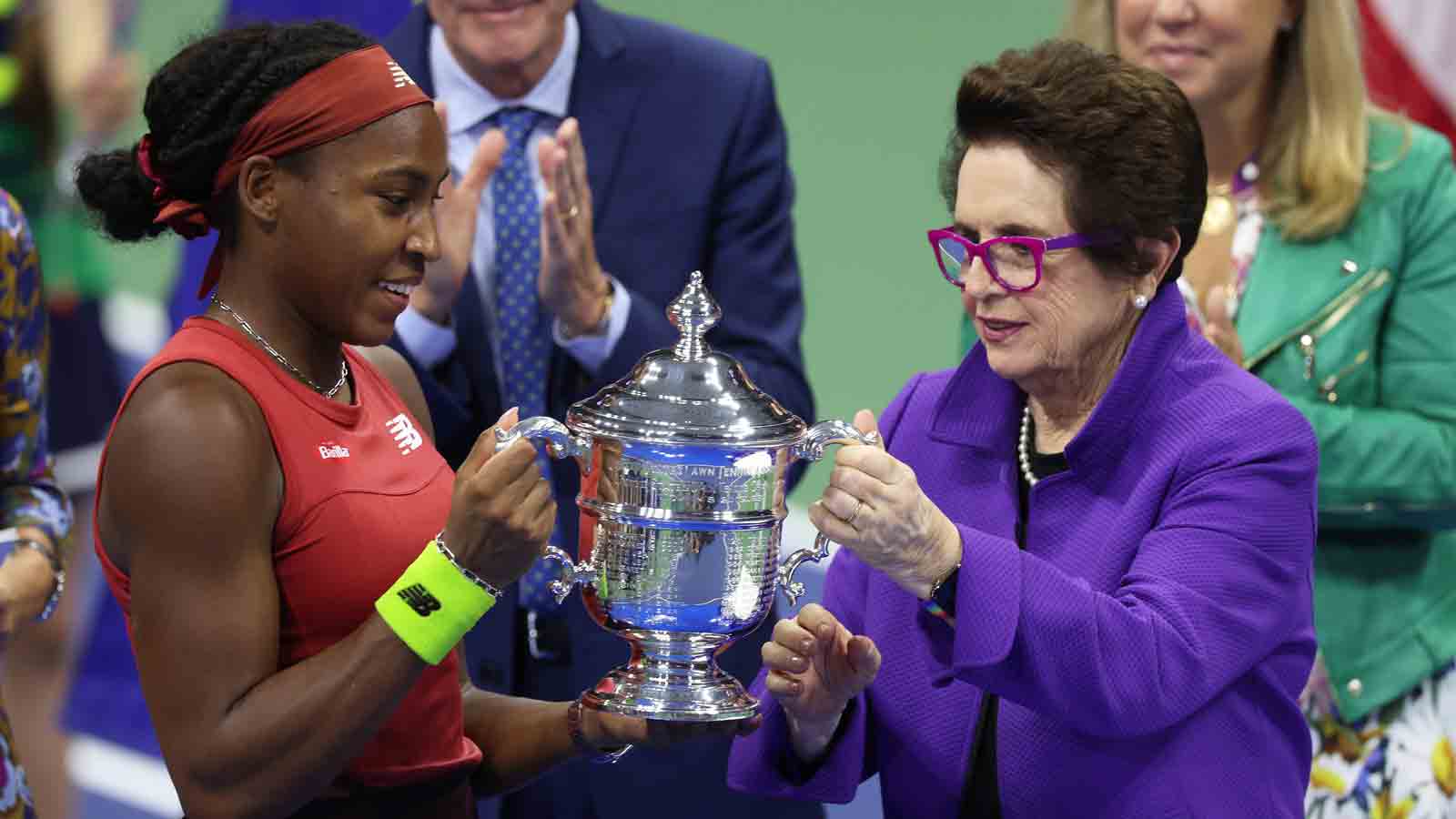 Don King Congratulates Serena Williams