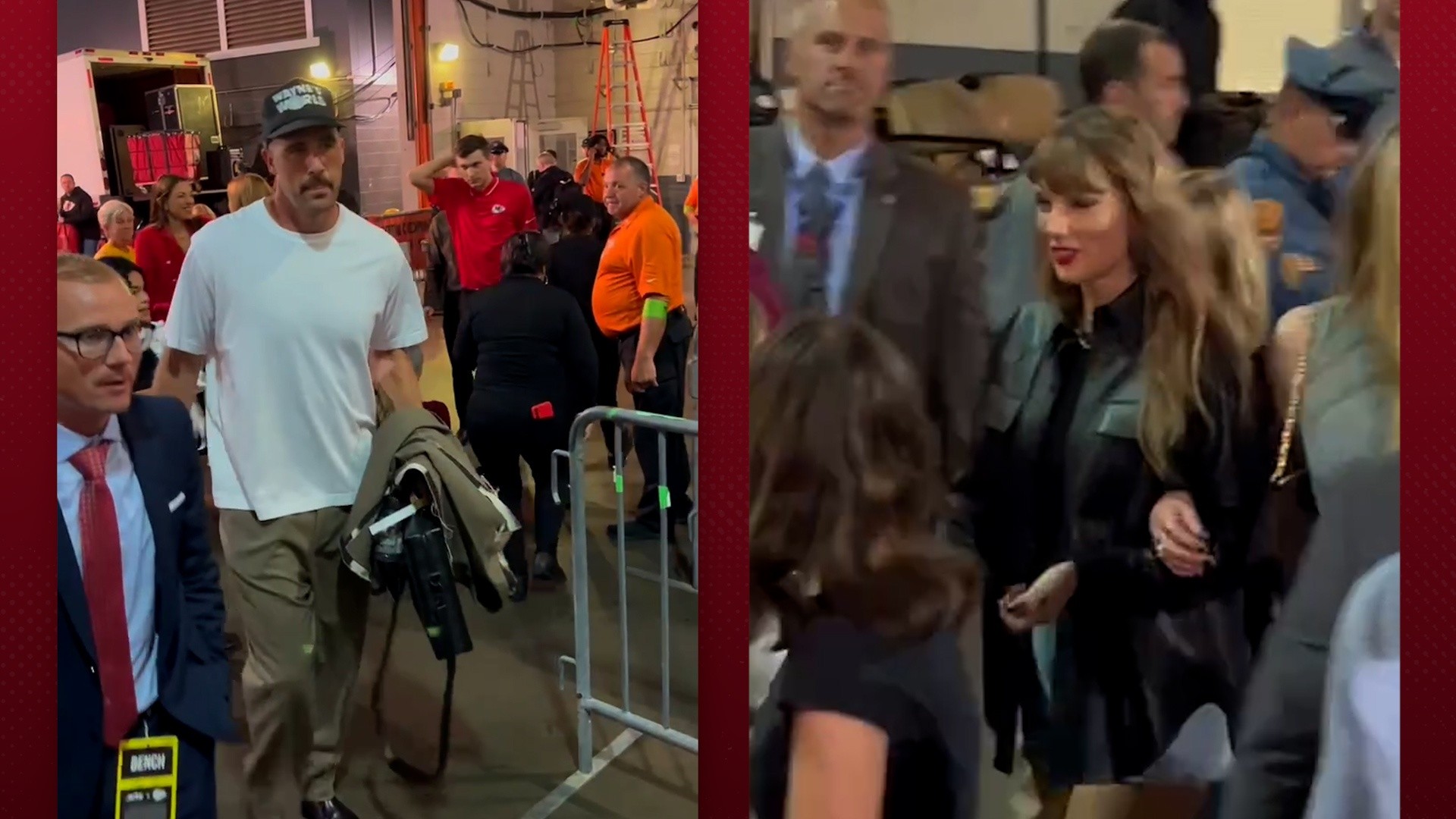 Taylor Swift, Travis Kelce leave – separately – after Chiefs win – NBC New York