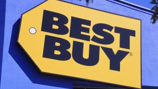 FILE IMAGE: A general view of a Best Buy sign.