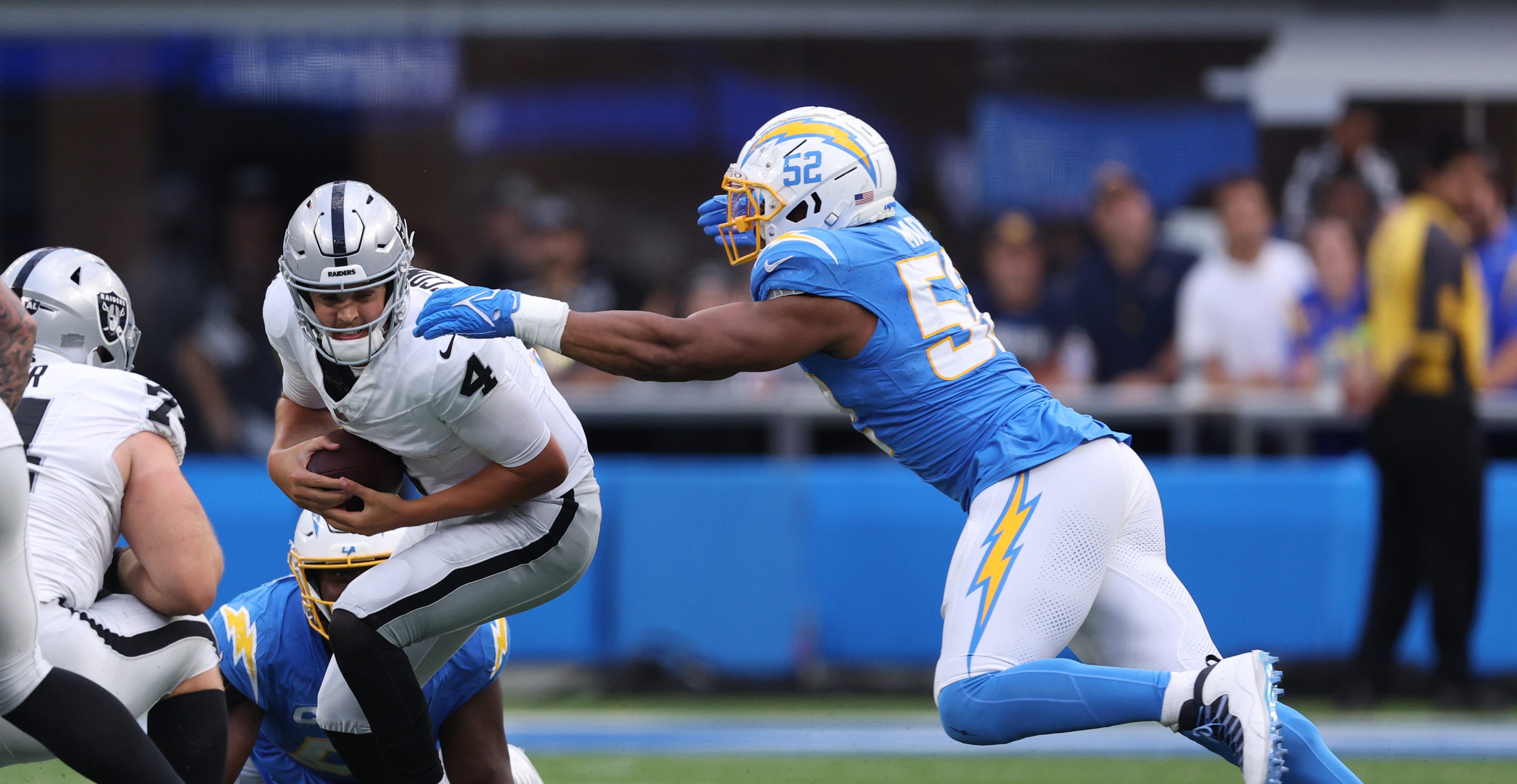 Aidan O'Connell to start at quarterback for Raiders vs. Chargers - NBC  Sports