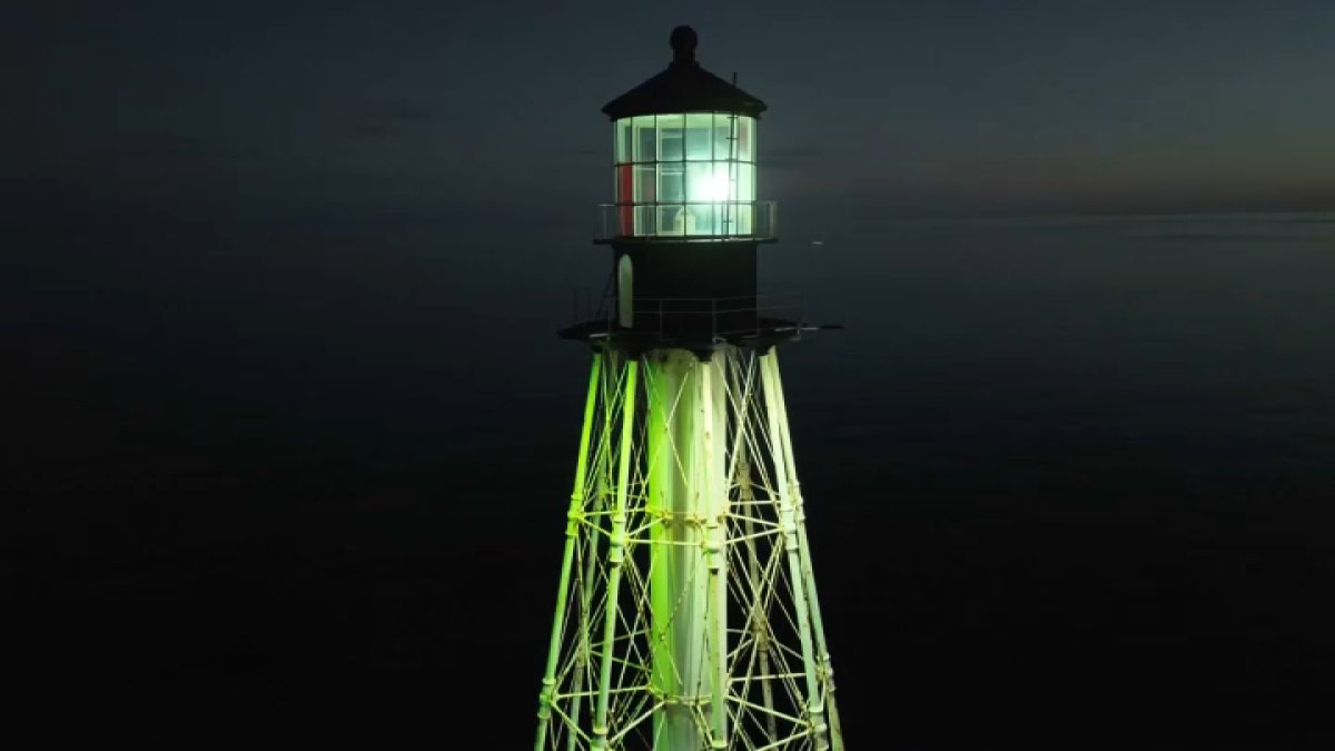 150yearold lighthouse illuminated for first time in a decade in the