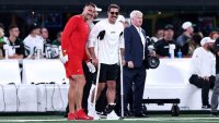 Aaron Rodgers attends Jets game in first public appearance since injury