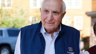Ken Langone arrives at the Allen & Co. Media and Technology Conference in Sun Valley, Idaho, on Wednesday, July 12, 2023.