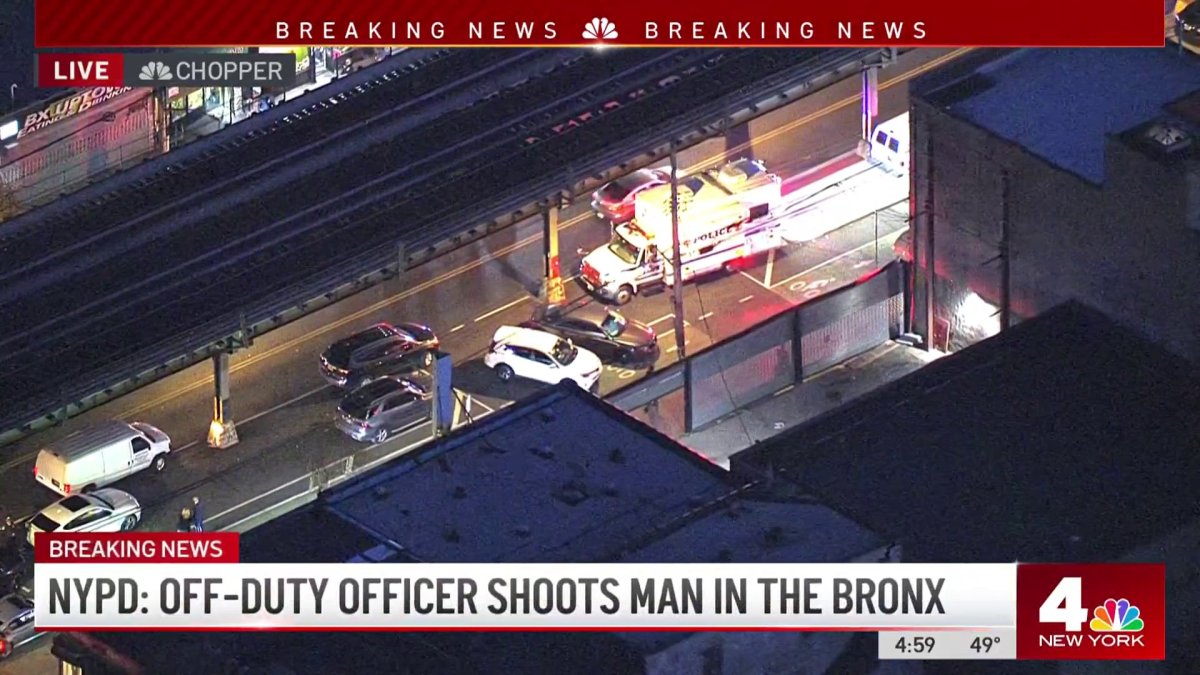 Man taken to hospital after being shot by off-duty officer in the Bronx ...