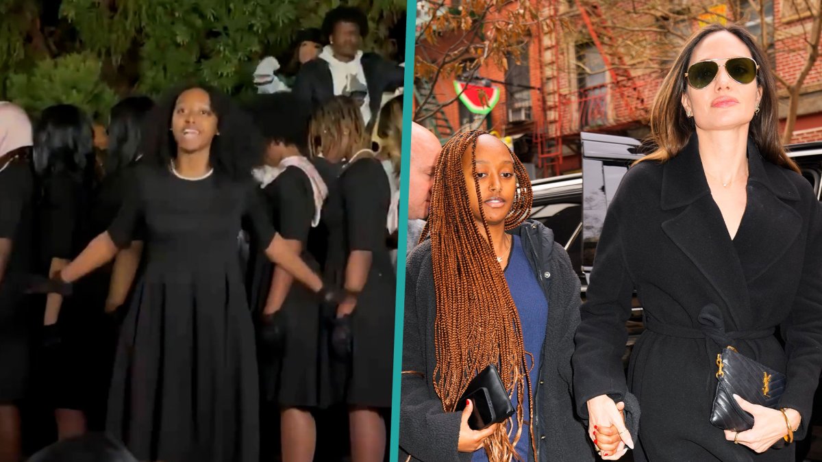 Watch Angelina Jolie and Brad Pitt’s daughter Zahara join Sorority at
