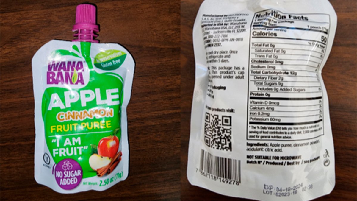 More fruit pouches recalled due to illnesses linked to lead NBC New York